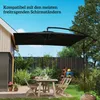 Stojan na slunečník Outsunny z betonu, konzolový stojan na Náhled obrázku produktu 5