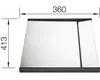 BLANCO Anlegbarer Tropf SteelArt Produktbild-Vorschau 1