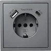 McPower ''mělká'' zásuvka s uzemňovacím kontaktem 1x USB-C Náhled obrázku produktu 5