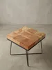 Quadratischer Beistelltisch Akazie, Industrial-Style, Produktbild-Vorschau 5
