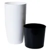 KMND ALPHA Hochglanz-Blumentopf Weiß 2er Set Ø27 × 51 cm Produktbild-Vorschau 2