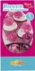 Oblaten Rosen rosa/lila, 8 Rosen-Dekore für Tortendeko aus Produktbild-Vorschau 1