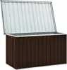 vidaXL Coffre de jardin brun 149 x 99 x 93 cm Voir les images du produit 8