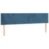 vidaXL Boxspringbett mit Matratze & LED Dunkelblau 200x200 Produktbild-Vorschau 8