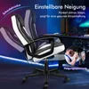 Krzesło do biurka ALFORDSON Racing, ergonomiczne krzesło Podgląd zdjęcia produktu 10