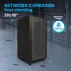 Extralink 27U Serverkast 600 x 800 mm, Zwart, Vrijstaand, Productafbeelding-voorbeeld 3