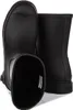 A pair of black short rain boots shown from a low angle, with one boot in the foreground and the other behind it. Produktbild-Vorschau
