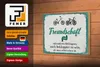Holzschild Spruch Freundschaft noch bekloppter sein 18x12 Produktbild-Vorschau 3