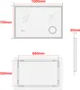 LED-Badspiegel ’Scafa’ mit 120 LEDs Aluminiumrahmen 100 x Produktbild-Vorschau 4