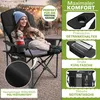 TRESKO® Campingstuhl Faltbar bis 200kg | Faltstuhl mit Produktbild-Vorschau 5