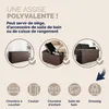 Casaria Banc de rangement brun 80x40x40cm Coffre de Voir les images du produit 5