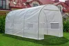 Serre de jardin 4,5x2x2 mètres - blanche - avec 6 fenêtres Voir les images du produit 7
