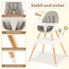 COSTWAY 6 in 1 seggiolone per bambini, seggiolone con Anteprima dell’immagine prodotto 9