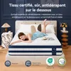 Matelas 90x200, 26 cm, avec surmatelas intégré, matelas à Voir les images du produit 10