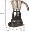 Italienische elektrische Kaffeemaschine jocca 5449n schwarz Produktbild-Vorschau 5