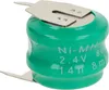 vhbw NiMH Ersatz Knopfzellen-Akku (80 mAh, 2,4 V, NiMH) Produktbild-Vorschau 1