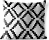 MuchoWow® Outdoor Kissen - Schwarz - Muster - Luxus - 40x40 Produktbild-Vorschau 1