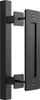 A black sliding door handle is shown against a white background. Produktbild-Vorschau