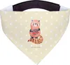 Mr. & Mrs. Panda Hunde-Halstuch Roter Panda - Gelb Pastell Produktbild-Vorschau 1
