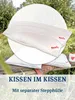 Paradies Kopfkissen 40x80 cm "Softy Top Duett Plus Bio" Produktbild-Vorschau 3