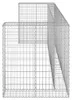vidaXL Gabionenmuur voor afvalcontainers, verzinkt staal, Productafbeelding-voorbeeld 6
