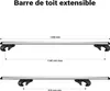 Wiltec Barres tranversales pour galerie de toit – Capacité Voir les images du produit 3