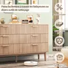 Komoda se 6 zásuvkami, 115 cm, přírodní barva dřeva, 100 x Náhled obrázku produktu 3
