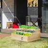 Outsunny vyvýšený záhon, 3-úrovňový kvetinový box, záhon na Náhľad obrázku produktu 10