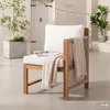 home24 Diningstuhl mit 1 Armlehne - Akazie Massiv / Produktbild-Vorschau 2