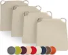 sunnypillow 4er Set Stuhlkissen mit Klettverschluss Produktbild-Vorschau 1