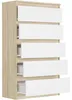 Komoda 70 cm 5 zásuvek skříňka FRAMIRE R-5 mix sonoma Náhled obrázku produktu 6