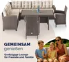 CASARIA® Polyrattan Ecklounge Set WPC Esstisch Ecksofa 2 Produktbild-Vorschau 7