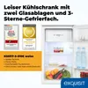 Exquisit Kühlschrank, KS5117-3-010E weiss, Kühlschrank mit Produktbild-Vorschau 2