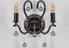 Globo Lighting Wandleuchte Metall schwarz-chrom, 2x E14 Produktbild-Vorschau 8