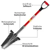 WALTER Professional Wurzelspaten - Robuster Stahlrohrstiel, Produktbild-Vorschau 2