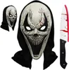 Scream Masken, Latex Ghostface Maske mit Blutiges Messer, Produktbild-Vorschau 1