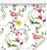 10m VLIES TAPETE Rolle Bunte Blumen Vintage XXL Produktbild-Vorschau 1