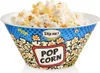 A bowl of popcorn with a colorful design. Produktbild-Vorschau
