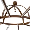 Relaxdays Metalowa altana w kształcie róży, wymiary 269 x Podgląd zdjęcia produktu 5