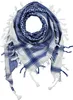 Palituch - weiß - blau - Kufiya PLO Tuch Produktbild-Vorschau 1