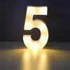 LED Leuchtzahl 3D, 22 cm Zahl 5 Náhled obrázku produktu 1