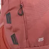 A close-up view of a pink backpack. Produktbild-Vorschau
