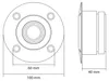 Professionele tweeter met kalotbehuizing - 1" - 70 W - 8 Ω Productafbeelding-voorbeeld 3