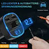 Auto Bluetooth FM Transmitter, Blaue Umgebende Leuchte Produktbild-Vorschau 4