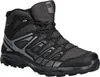 A single black and gray Salomon hiking boot is shown against a white background. Voir les images du produit