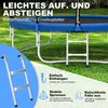 Gartentrampolin Trampolin Outdoor Ø244cm Sicherheitsnetz Produktbild-Vorschau 5