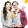Mr. & Mrs. Panda Deko Kissen Axolotl Tequila - Grau Pastell Produktbild-Vorschau 4