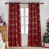 Kerstverduisteringsgordijnen, thermische voorhang, 2 stuks, Productafbeelding-voorbeeld 2