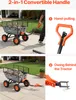 Chariot de jardin VEVOR avec fonction basculante, chariot Voir les images du produit 5