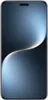 A close-up front view of a smartphone with a dark, abstract wallpaper. Produktbild-Vorschau